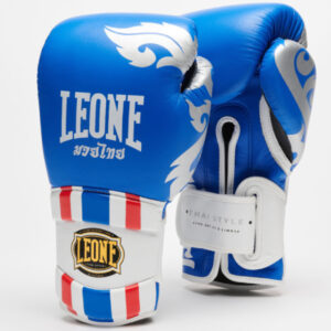 боксови ръкавици leone thai style blue