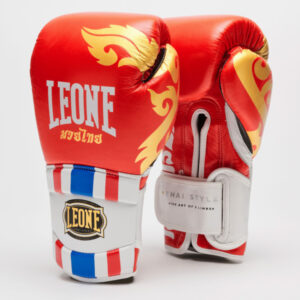боксови ръкавици leone thai style red