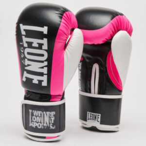 боксови ръкавици leone logo wacs pink