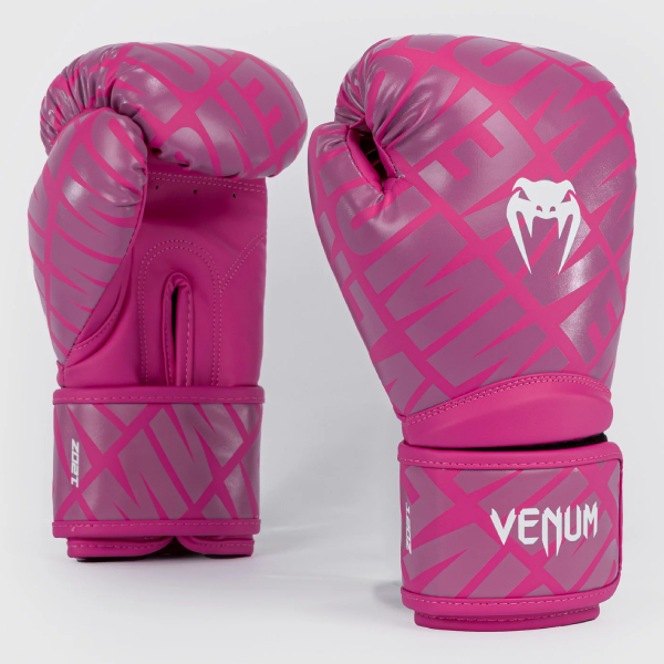 боксови ръкавици venum contender 1.5 xt white/pink