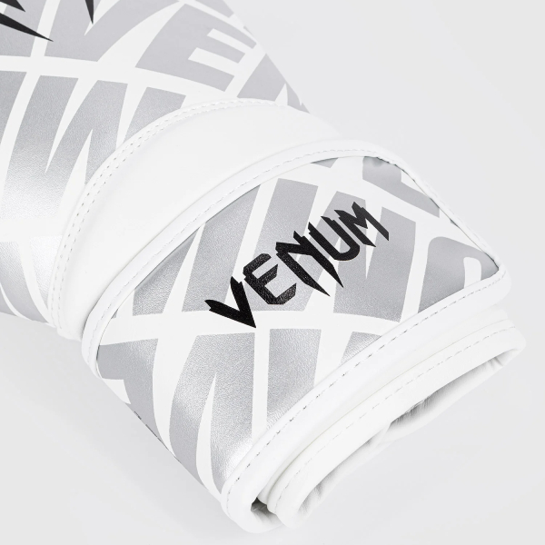 боксови ръкавици venum contender 1.5 xt white/silver 3