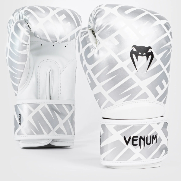 боксови ръкавици venum contender 1.5 xt white/silver