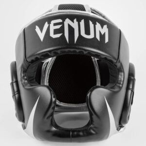 каска за бокс venum challenger black/silver