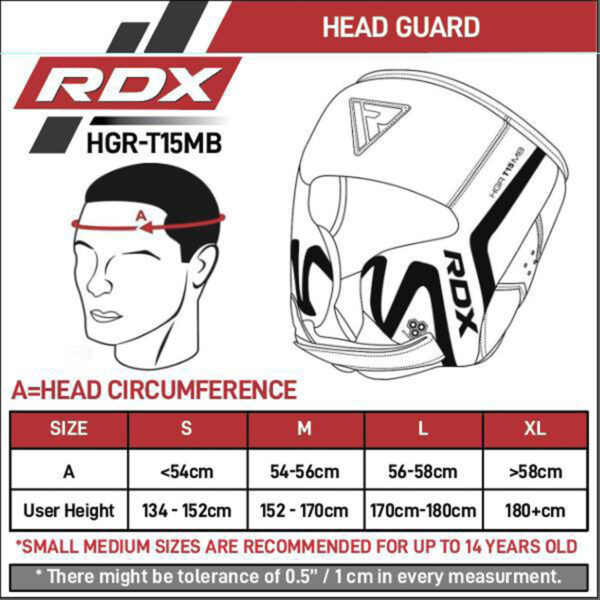 каска за бокс rdx f6 kara head guard black/white 3