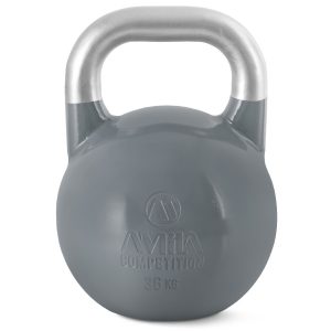 Състезателна пудовка Amila Competition 36 кг в сив цвят за кросфит и силови тренировки 1