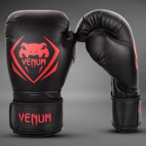 боксови ръкавици venum contender boxing gloves - black/red 1