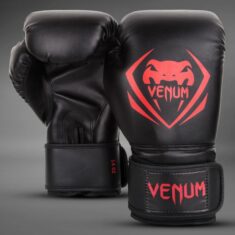 боксови ръкавици venum contender boxing gloves - black/red