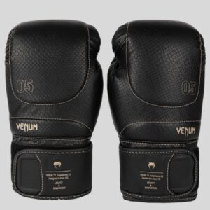 боксови ръкавици venum impact evo scales black 3