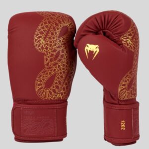 боксови ръкавици venum serpenti burgundy/ivory 1