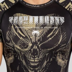 рашгард venum invader short sleeve black/sand 3