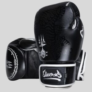 боксови ръкавици 8 weapons sak yant big tiger black/black 1