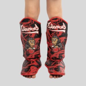 детски протектори за крака 8 weapons joe black/red 1