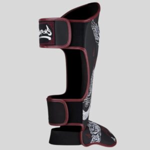 протектори за крака 8 weapons sak yant naga black/maroon 2