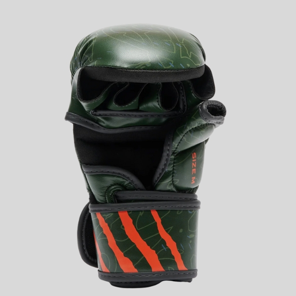 мма ръкавици тренировъчни leone primal instinct green 1