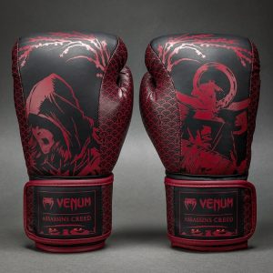 боксови ръкавици venum x assassin's creed shadows burgundy/black