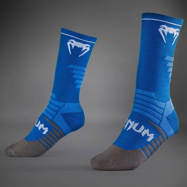 чорапи venum elite performance crew socks - royal blue/white