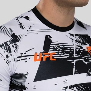 рашгард ufc zenith by venum authentic fight week men's white performance rashguard 2
