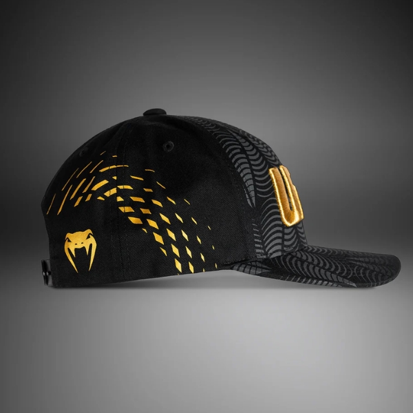 шапка ufc zenith by venum authentic fight night cap - black gold 2