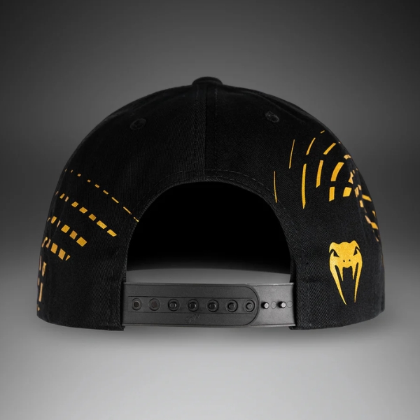 шапка ufc zenith by venum authentic fight night cap - black gold 3