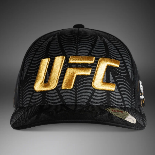 шапка ufc zenith by venum authentic fight night cap - black gold