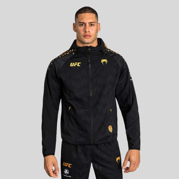 suicher ufc zenith by venum authentic fight night men’s champion walkout hoodie