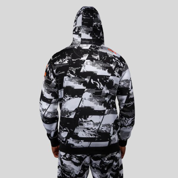 суичър ufc zenith by venum authentic fight week men's white pullover hoodie 1