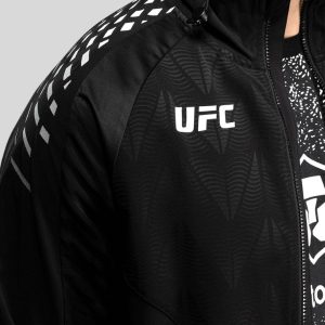 суичър mens ufc zenith by venum black authentic fight night walkout hoodie 3