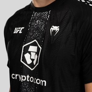 тениска ufc zenith by venum authentic fight night men's black walkout jersey 3