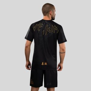 тениска venum serpenti dry tech blacksilvergold 1