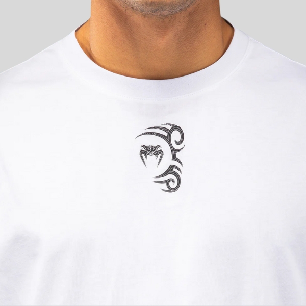 тениска venum x mike tyson tiger t-shirt - optical white 3