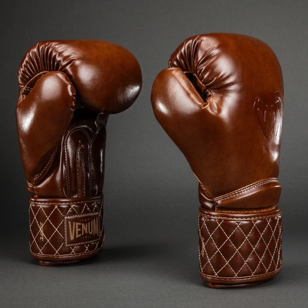 Боксови Ръкавици Venum Impact Classic Boxing Gloves - Shiny Havana 1