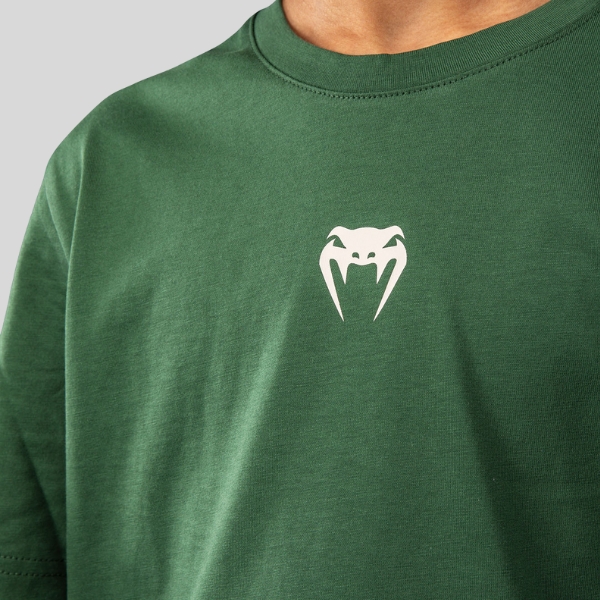 Детска Тениска Venum Contender T-Shirt - Forest Green/ Off White 3