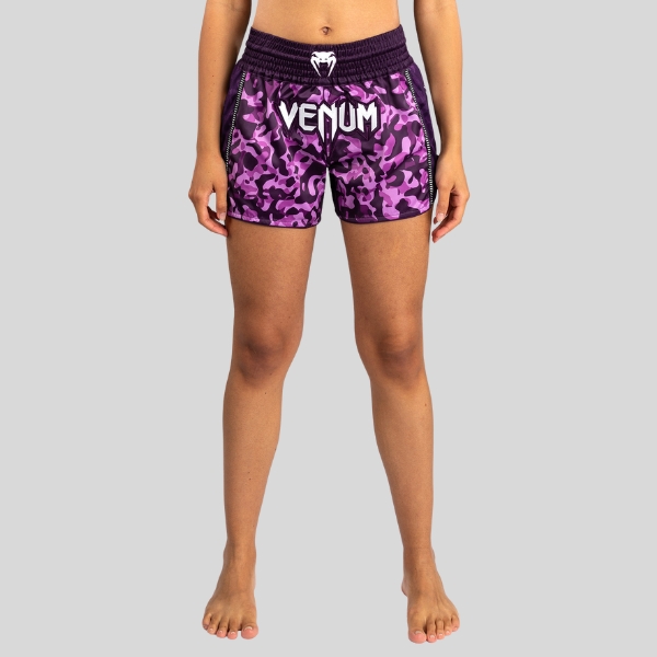 Муай Тай Шорти Venum Iris Muay Thai Shorts - Plum/Pink