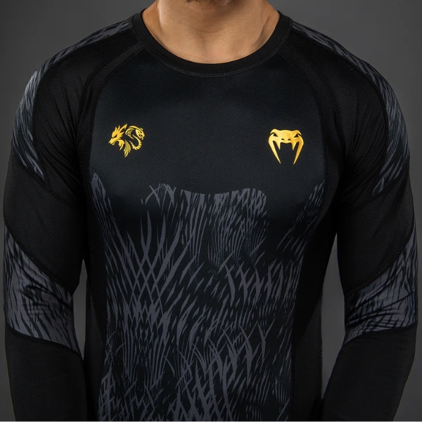 Рашгард Venum x Chimaev Wild Borz Rashguards - Black/Grey 3