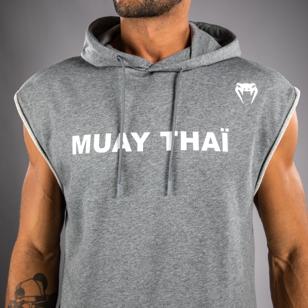Суичър Venum VT Muay Thai Sleeveless Hoodie - Heather Grey 2