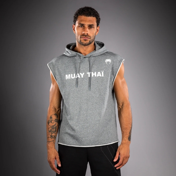 Суичър Venum VT Muay Thai Sleeveless Hoodie - Heather Grey