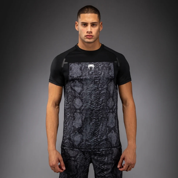 Тениска Venum G-Fit Scales Dry-Tech T-Shirt - Black Charcoal Grey