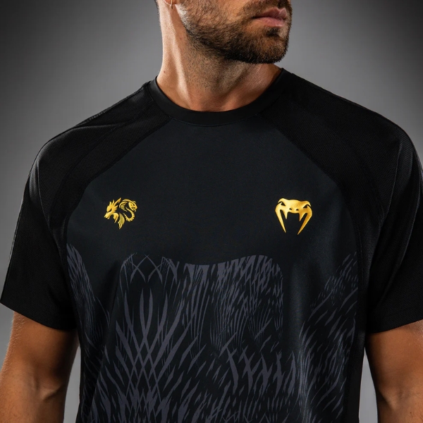 Тениска Venum x Chimaev Dry Tech - Black Grey 3
