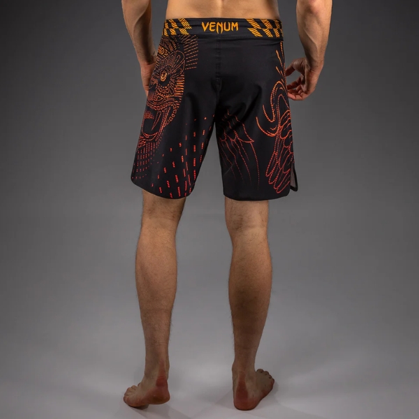 Шорти Venum Quetzal Fury Fightshorts - Black Fury Red Tangerine 2