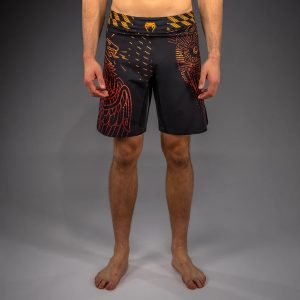 Шорти Venum Quetzal Fury Fightshorts - Black Fury Red Tangerine