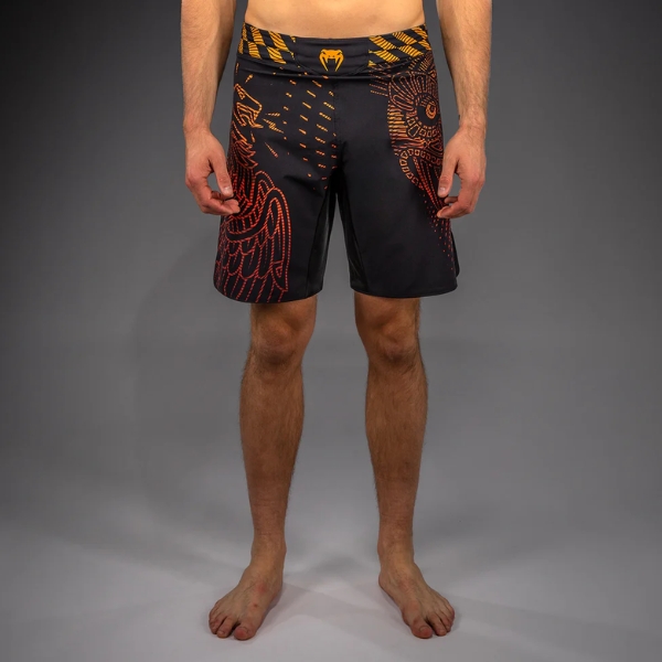 Шорти Venum Quetzal Fury Fightshorts - Black Fury Red Tangerine