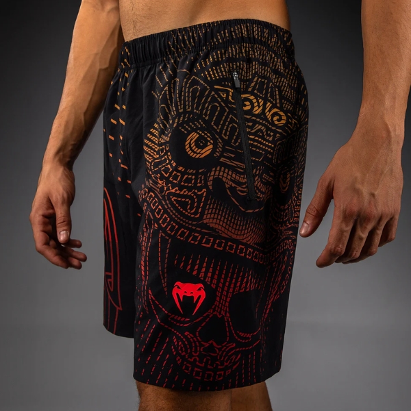 Шорти Venum Quetzal Fury Training Shorts - BlackFury Red Tangerine 1