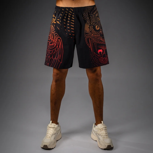 Шорти Venum Quetzal Fury Training Shorts - BlackFury Red Tangerine