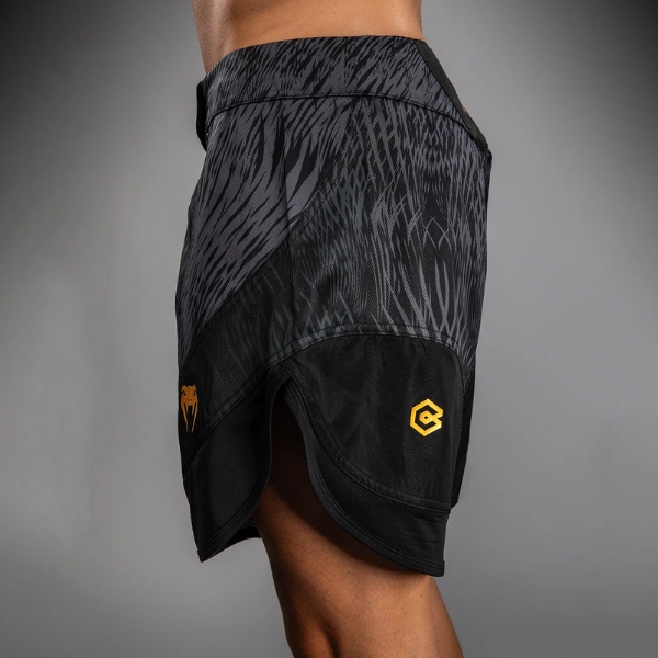 Шорти Venum x Chimaev Wild Borz Fightshorts - Black Grey 3