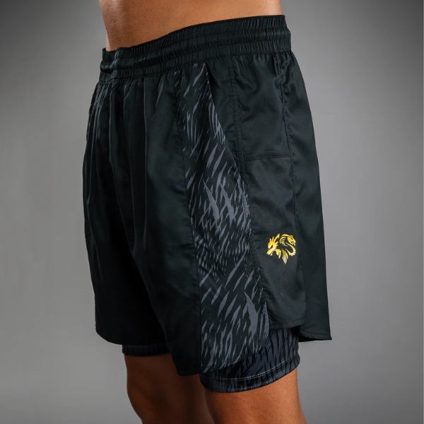 Шорти Venum x Chimaev Wild Borz Training Shorts - Black Grey 2