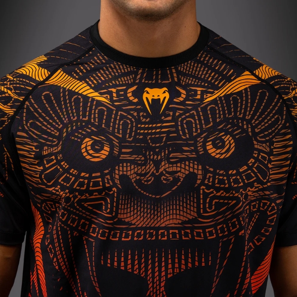 ениска Venum Quetzal Fury Dry-Tech T-Shirt - Black Fury Red Tangerine 2