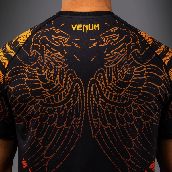 ениска Venum Quetzal Fury Dry-Tech T-Shirt - Black Fury Red Tangerine 3