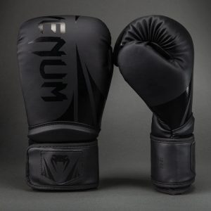 Боксови Ръкавици Venum Challenger 2.5 Black/Black – изглед отстрани