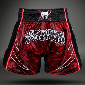 Муай Тай Шорти Venum Wolf Atak Muay Thai Shorts - Black Red