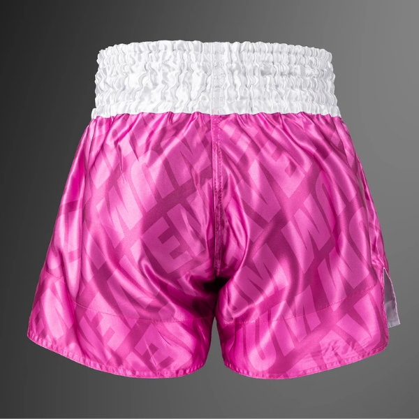 Муай Тай Шорти Venum x Contender XT Muay Thai Shorts – Candy Pink White 3